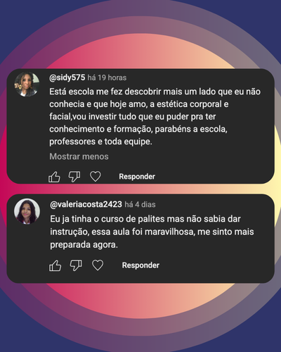 Depoimento de aluno